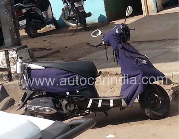 All-new TVS Scooty spied